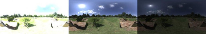 Different exposures of the image